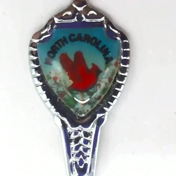 Vintage North Carolina Cardinal Souvenir Spoon Kitschy cool - Picture 2 of 4